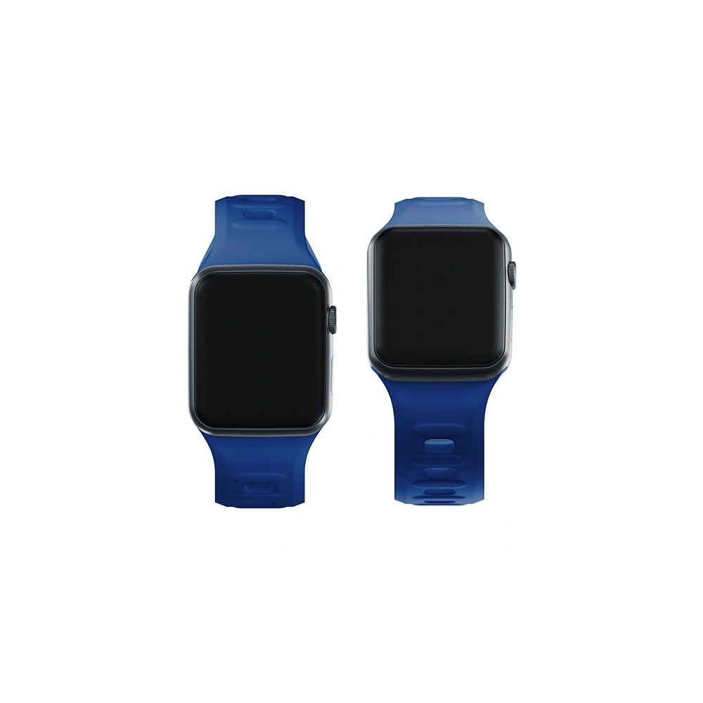 Pasek 3MK Silicone Watch Strap Apple Watch 4/5/6/7/8/9/SE/Ultra 42/44/45/49mm niebieski/blue