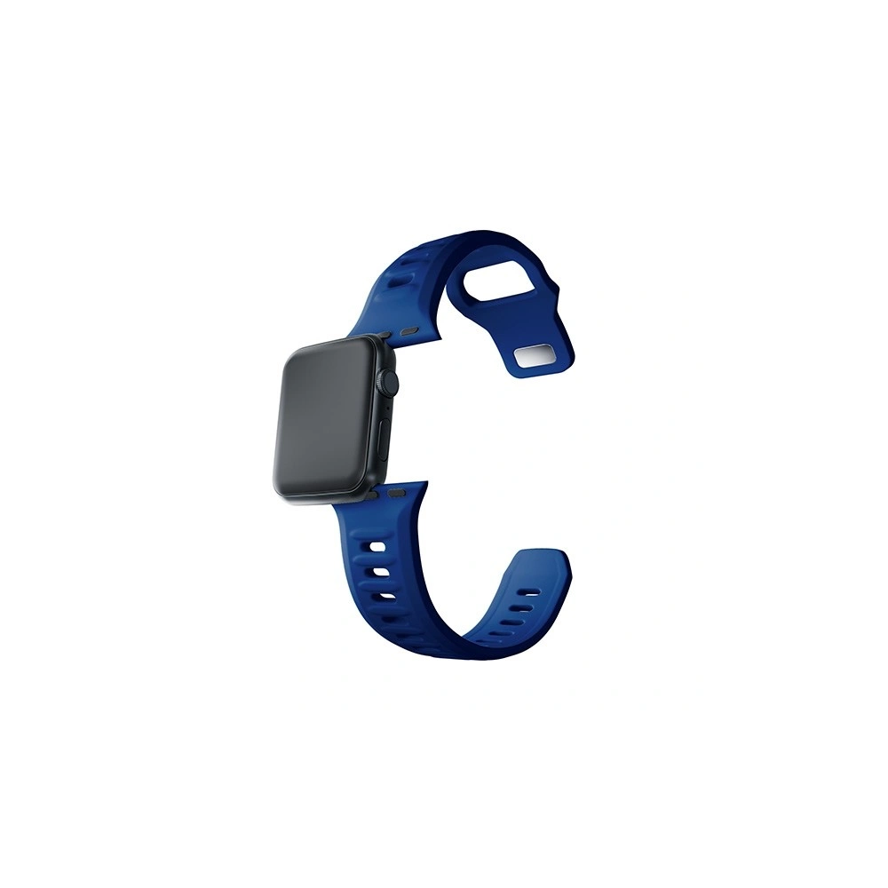 Pasek 3MK Silicone Watch Strap Apple Watch 4/5/6/7/8/9/SE/Ultra 42/44/45/49mm niebieski/blue