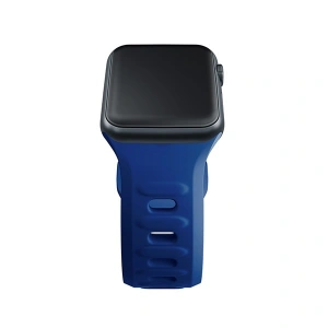 Kup 3MK Silikon-Uhrenarmband Apple Watch 4/5/6/7/8/9/SE/Ultra 42/44/45/49mm blau/blue - 3MK6242 - {ean13} - Sklep Home Screen