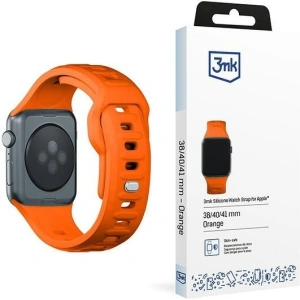 Kup Pásek 3MK silikonový náramek Apple Watch 4/5/6/7/SE/8/9/10 40/41/42mm oranžový/orange - 3MK6243 - {ean13} - Sklep Home Screen