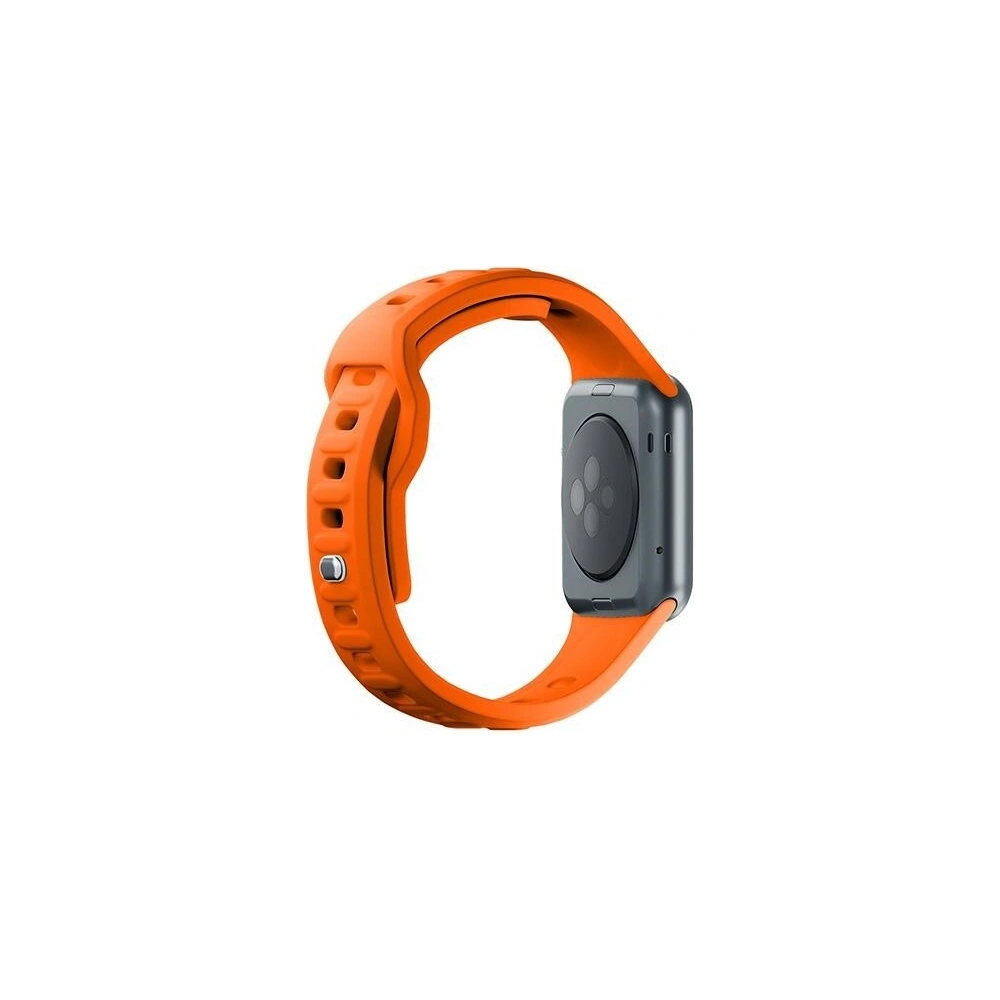 Pasek 3MK Silicone Watch Strap Apple Watch 4/5/6/7/SE/8/9/10 40/41/42mm pomarańczowy/orange
