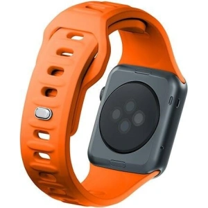 Kup 3MK Silikon-Uhrenarmband Apple Watch 4/5/6/7/SE/8/9/10 40/41/42mm orange - 3MK6243 - {ean13} - Sklep Home Screen