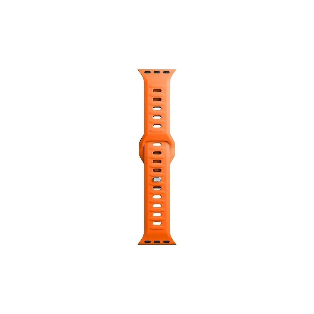 Pasek 3MK Silicone Watch Strap Apple Watch 4/5/6/7/SE/8/9/10 40/41/42mm pomarańczowy/orange