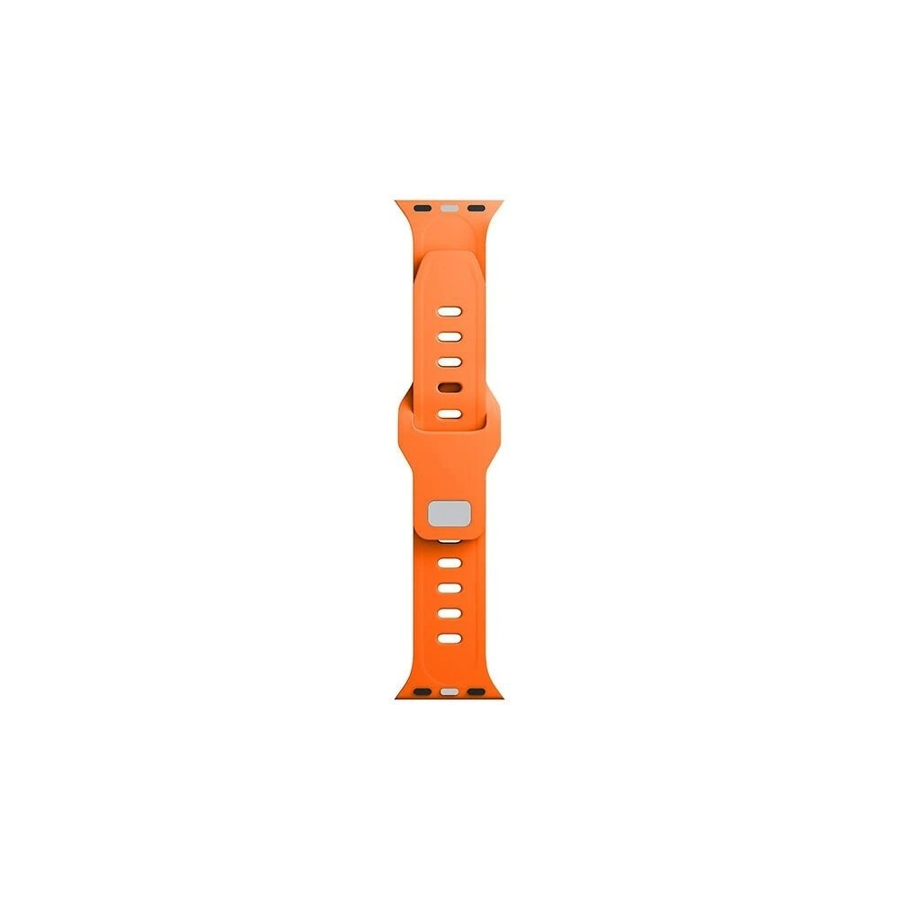 Pasek 3MK Silicone Watch Strap Apple Watch 4/5/6/7/SE/8/9/10 40/41/42mm pomarańczowy/orange