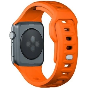 Kup 3MK Silikon-Uhrenarmband Apple Watch 4/5/6/7/SE/8/9/10 40/41/42mm orange - 3MK6243 - {ean13} - Sklep Home Screen