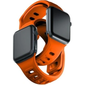 Kup 3MK Silikon-Uhrenarmband Apple Watch 4/5/6/7/SE/8/9/10 40/41/42mm orange - 3MK6243 - {ean13} - Sklep Home Screen