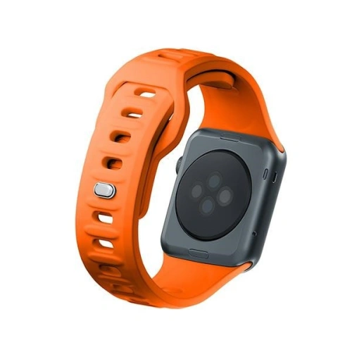 Kup Pánt 3MK szilikon óra szíj Apple Watch 4/5/6/7/8/9/SE/Ultra 42/44/45/49mm narancssárga/orange - 3MK6244 - {ean13} - Sklep Home Screen