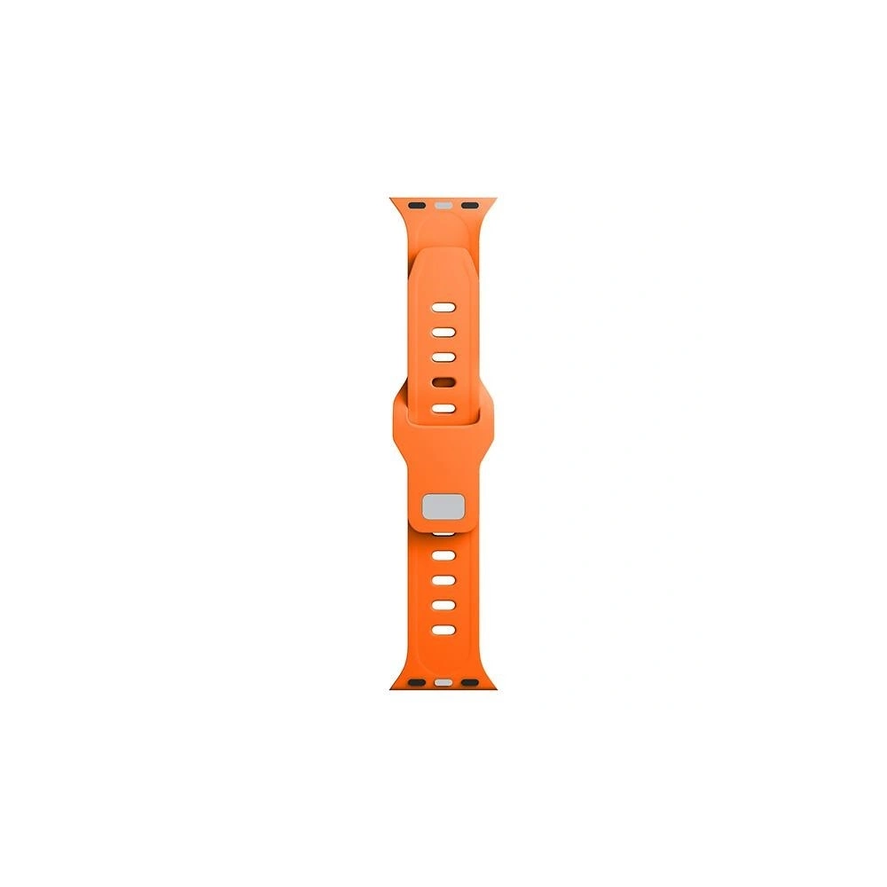 Pasek 3MK Silicone Watch Strap Apple Watch 4/5/6/7/8/9/SE/Ultra 42/44/45/49mm pomarańczowy/orange