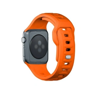 Kup Uhrband 3MK Silikon-Uhrenarmband Apple Watch 4/5/6/7/8/9/SE/Ultra 42/44/45/49mm orange - 3MK6244 - {ean13} - Sklep Home Screen