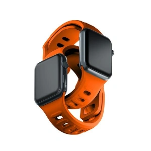 Kup Uhrband 3MK Silikon-Uhrenarmband Apple Watch 4/5/6/7/8/9/SE/Ultra 42/44/45/49mm orange - 3MK6244 - {ean13} - Sklep Home Screen