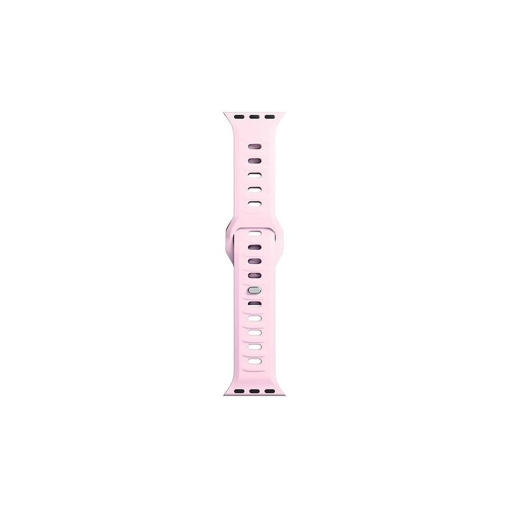Pasek 3MK Silicone Watch Strap dla Apple Watch 42/44/45/49 mm różowy/powder pink