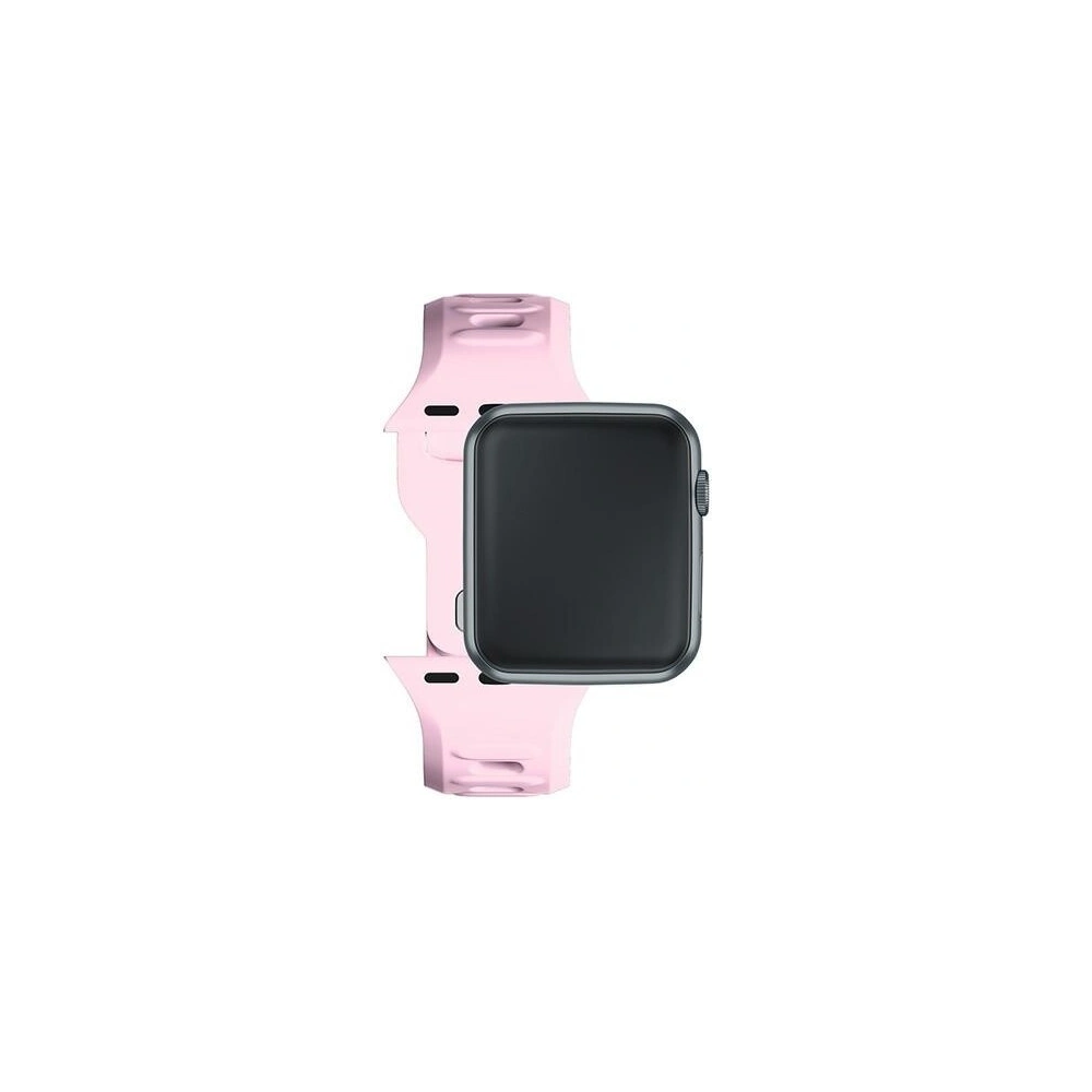 Pasek 3MK Silicone Watch Strap dla Apple Watch 42/44/45/49 mm różowy/powder pink