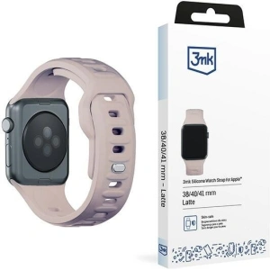 Kup 3MK Silikon-Uhrenarmband Apple Uhr 4/5/6/7/SE/8/9/10 40/41/42mm rosabeige/Latte - 3MK6246 - {ean13} - Sklep Home Screen