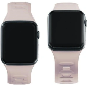 Kup 3MK Silikon-Uhrenarmband Apple Uhr 4/5/6/7/SE/8/9/10 40/41/42mm rosabeige/Latte - 3MK6246 - {ean13} - Sklep Home Screen