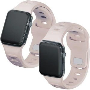 Kup 3MK Silikon-Uhrenarmband Apple Uhr 4/5/6/7/SE/8/9/10 40/41/42mm rosabeige/Latte - 3MK6246 - {ean13} - Sklep Home Screen