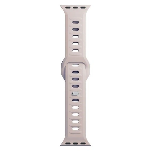 Kup 3MK Silikon-Uhrenarmband Apple Uhr 4/5/6/7/SE/8/9/10 40/41/42mm rosabeige/Latte - 3MK6246 - {ean13} - Sklep Home Screen