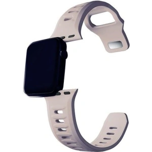 Kup 3MK Silikon-Uhrenarmband Apple Uhr 4/5/6/7/SE/8/9/10 40/41/42mm rosabeige/Latte - 3MK6246 - {ean13} - Sklep Home Screen