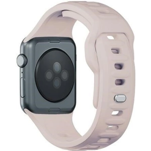 Kup 3MK Silikon-Uhrenarmband Apple Uhr 4/5/6/7/SE/8/9/10 40/41/42mm rosabeige/Latte - 3MK6246 - {ean13} - Sklep Home Screen