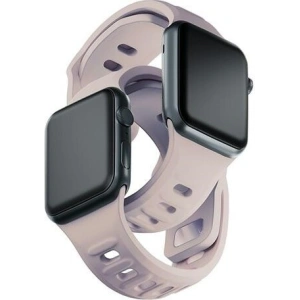 Kup 3MK Silikon-Uhrenarmband Apple Uhr 4/5/6/7/SE/8/9/10 40/41/42mm rosabeige/Latte - 3MK6246 - {ean13} - Sklep Home Screen