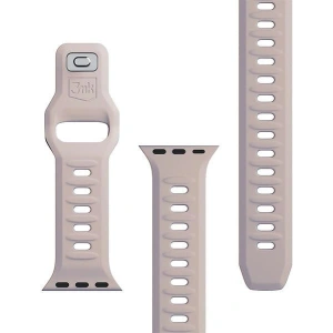 Kup 3MK Silikon-Uhrenarmband Apple Uhr 4/5/6/7/SE/8/9/10 40/41/42mm rosabeige/Latte - 3MK6246 - {ean13} - Sklep Home Screen