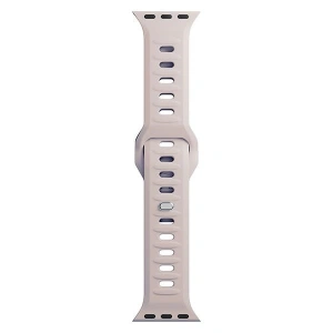 Kup 3MK Silikon-Uhrenarmband Apple Watch 4/5/6/7/8/9/SE/Ultra 42/44/45/49mm rosé-beige/latte - 3MK6247 - {ean13} - Sklep Home Screen
