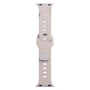 Kup 3MK Silikon-Uhrenarmband Apple Watch 4/5/6/7/8/9/SE/Ultra 42/44/45/49mm rosé-beige/latte - 3MK6247 - {ean13} - Sklep Home Screen