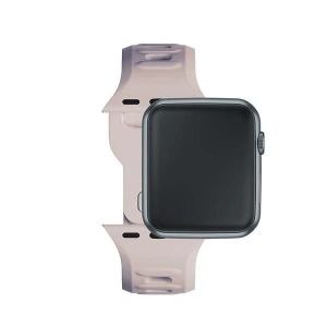 Kup 3MK Silikon-Uhrenarmband Apple Watch 4/5/6/7/8/9/SE/Ultra 42/44/45/49mm rosé-beige/latte - 3MK6247 - {ean13} - Sklep Home Screen