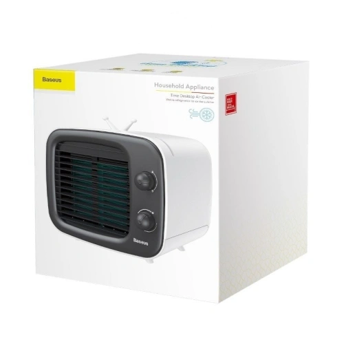 Kup Mini aer condiționat Baseus Time ventilator, umidificator (alb-negru) - BSU729BLKWHT - {ean13} - Sklep Home Screen