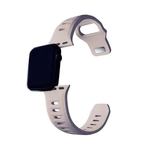 Kup 3MK Silikon-Uhrenarmband Apple Watch 4/5/6/7/8/9/SE/Ultra 42/44/45/49mm rosé-beige/latte - 3MK6247 - {ean13} - Sklep Home Screen