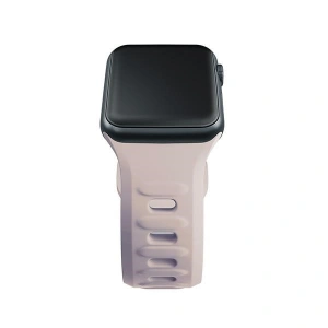 Kup 3MK Silikon-Uhrenarmband Apple Watch 4/5/6/7/8/9/SE/Ultra 42/44/45/49mm rosé-beige/latte - 3MK6247 - {ean13} - Sklep Home Screen