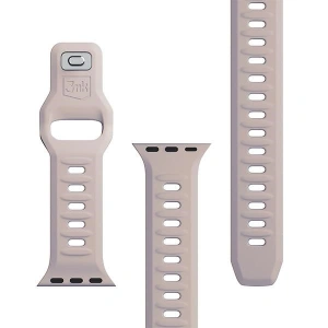 Kup 3MK Silikon-Uhrenarmband Apple Watch 4/5/6/7/8/9/SE/Ultra 42/44/45/49mm rosé-beige/latte - 3MK6247 - {ean13} - Sklep Home Screen