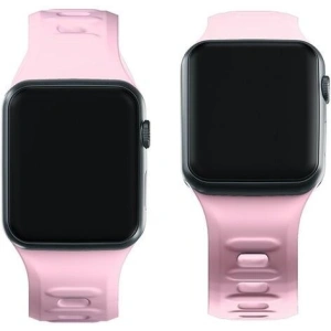Kup 3MK Silikon-Uhrenarmband Apple Watch 4/5/6/7/SE/8/9/10 40/41/42mm rosa/puderrosa - 3MK6248 - {ean13} - Sklep Home Screen