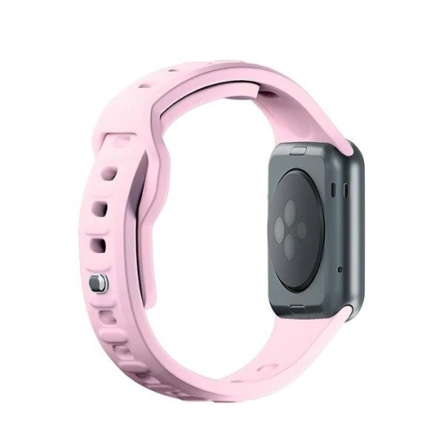 Kup Pásek 3MK silikonový hodinkový pásek Apple Watch 4/5/6/7/SE/8/9/10 40/41/42mm růžový/pudrově růžový - 3MK6248 - {ean13} - Sklep Home Screen