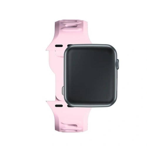 Kup Pasek 3MK din silicon pentru Apple Watch 4/5/6/7/SE/8/9/10 40/41/42mm roz/pudră roz - 3MK6248 - {ean13} - Sklep Home Screen