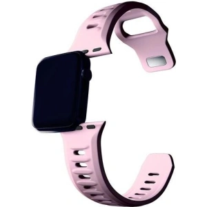 Kup Pásek 3MK silikonový hodinkový pásek Apple Watch 4/5/6/7/SE/8/9/10 40/41/42mm růžový/pudrově růžový - 3MK6248 - {ean13} - Sklep Home Screen