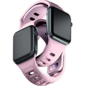 Kup 3MK Silikon-Uhrenarmband Apple Watch 4/5/6/7/SE/8/9/10 40/41/42mm rosa/puderrosa - 3MK6248 - {ean13} - Sklep Home Screen