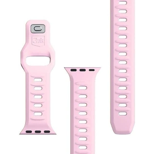 Kup 3MK Silikon-Uhrenarmband Apple Watch 4/5/6/7/SE/8/9/10 40/41/42mm rosa/puderrosa - 3MK6248 - {ean13} - Sklep Home Screen