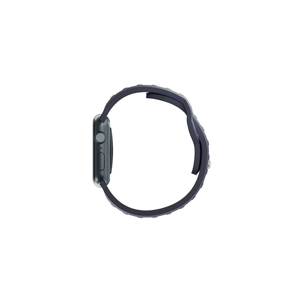 Pasek 3MK Silicone Watch Strap Apple Watch 4/5/6/7/SE/8/9/10 40/41/42mm szary/grey