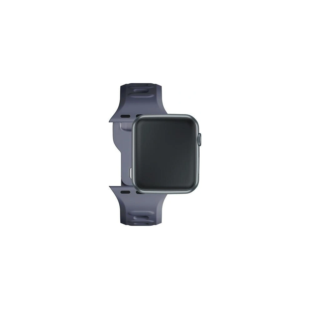 Pasek 3MK Silicone Watch Strap Apple Watch 4/5/6/7/SE/8/9/10 40/41/42mm szary/grey