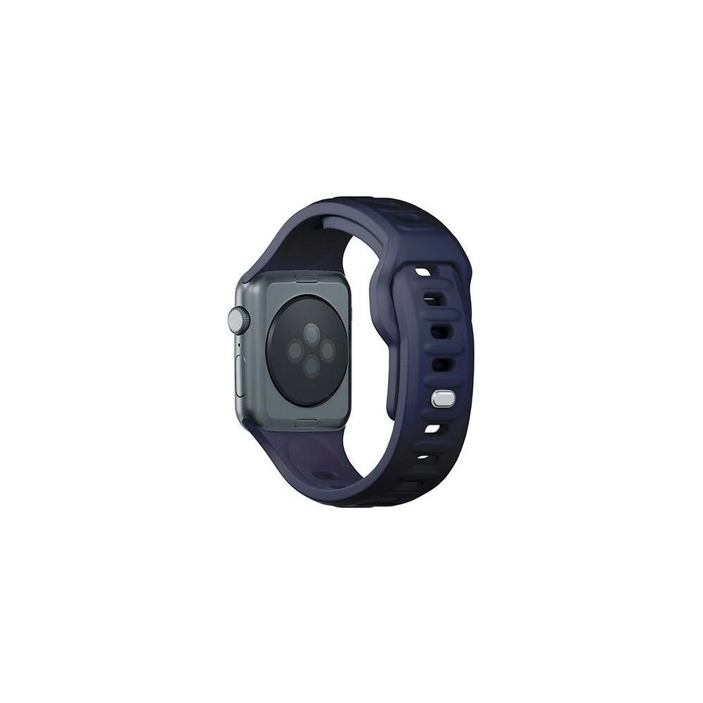 Pasek 3MK Silicone Watch Strap Apple Watch 4/5/6/7/SE/8/9/10 40/41/42mm szary/grey