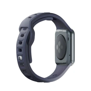 Kup 3MK Silikon-Uhrenarmband Apple Watch 4/5/6/7/8/9/SE/Ultra 42/44/45/49mm grau/grey - 3MK6250 - {ean13} - Sklep Home Screen