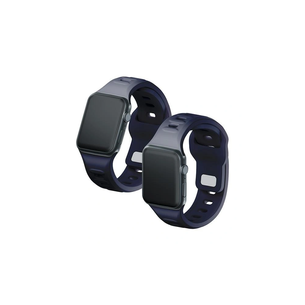 Pasek 3MK Silicone Watch Strap Apple Watch 4/5/6/7/8/9/SE/Ultra 42/44/45/49mm szary/grey