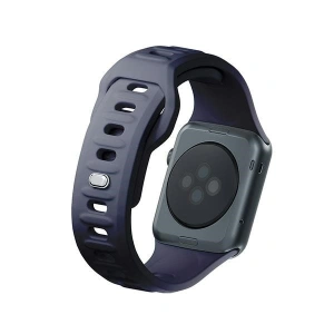 Kup 3MK Silikon-Uhrenarmband Apple Watch 4/5/6/7/8/9/SE/Ultra 42/44/45/49mm grau/grey - 3MK6250 - {ean13} - Sklep Home Screen