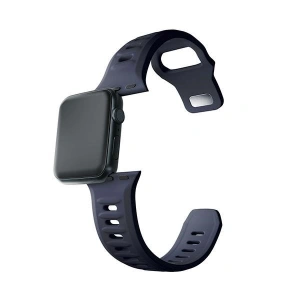 Kup 3MK Silikon-Uhrenarmband Apple Watch 4/5/6/7/8/9/SE/Ultra 42/44/45/49mm grau/grey - 3MK6250 - {ean13} - Sklep Home Screen