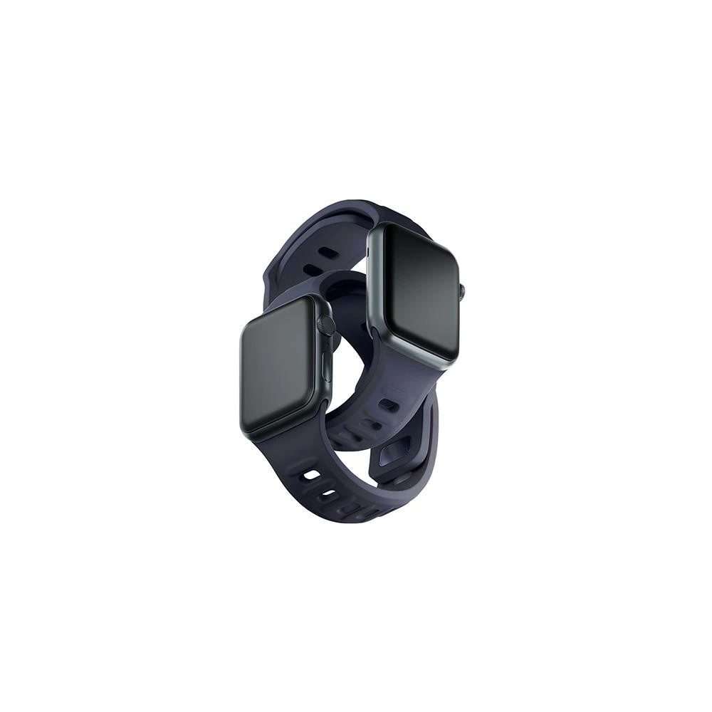 Pasek 3MK Silicone Watch Strap Apple Watch 4/5/6/7/8/9/SE/Ultra 42/44/45/49mm szary/grey