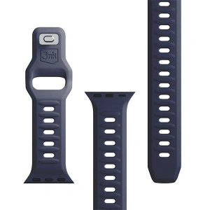 Kup 3MK Silikon-Uhrenarmband Apple Watch 4/5/6/7/8/9/SE/Ultra 42/44/45/49mm grau/grey - 3MK6250 - {ean13} - Sklep Home Screen