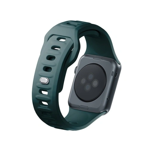 Kup Pánt 3MK szilikon óra pánt Apple Watch 4/5/6/7/SE/8/9/10 40/41/42mm zöld/örökzöld - 3MK6251 - {ean13} - Sklep Home Screen