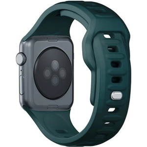 Kup 3MK Silikon-Uhrenarmband Apple Watch 4/5/6/7/SE/8/9/10 40/41/42mm grün/evergreen - 3MK6251 - {ean13} - Sklep Home Screen
