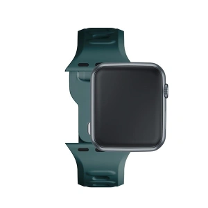 Kup 3MK Silikon-Uhrenarmband Apple Watch 4/5/6/7/8/9/SE/Ultra 42/44/45/49mm grün/evergreen - 3MK6252 - {ean13} - Sklep Home Screen