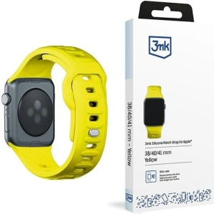 Kup Pasek 3MK silikonový řemínek na hodinky Apple Watch 4/5/6/7/SE/8/9/10 40/41/42mm žlutý/yellow - 3MK6253 - {ean13} - Sklep Home Screen